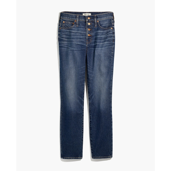 Madewell The Perfect Vintage Crop High Rise Jeans Size 24 - Picture 5 of 14